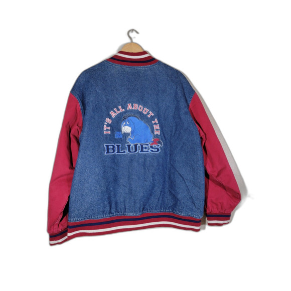 Disney Exclusive Eeyore Jean Varsity Jacket - Large - Picture 4 of 12